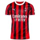 AC milan home jersey soccer uniform men's first sportswear football kit top shirt 2024-2025