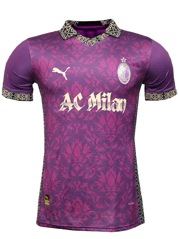 AC milan maglia da calcio per adulti edizione speciale uniforme da calcio viola da uomo kit da calcio sportivo maglietta superiore 2025-2026
