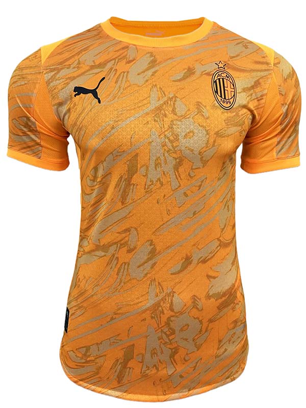 AC milan maglia speciale arancione per adulti uniforme da allenamento abbigliamento sportivo da calcio maschile maglie da calcio maglietta sportiva 2025-2026