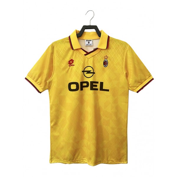 AC milan third retro jersey soccer uniform men's 3rd sports football kit top shirt 1995-1996