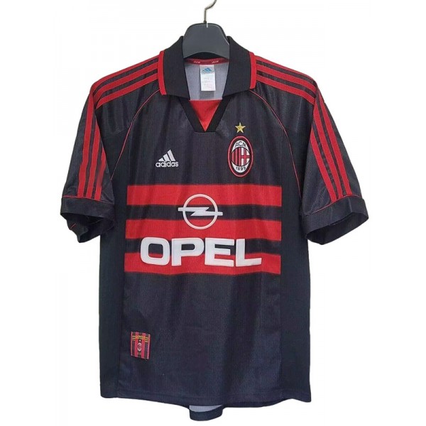 AC milan third retro jersey soccer uniform men's 3rd sports football kit top shirt 1998-1999