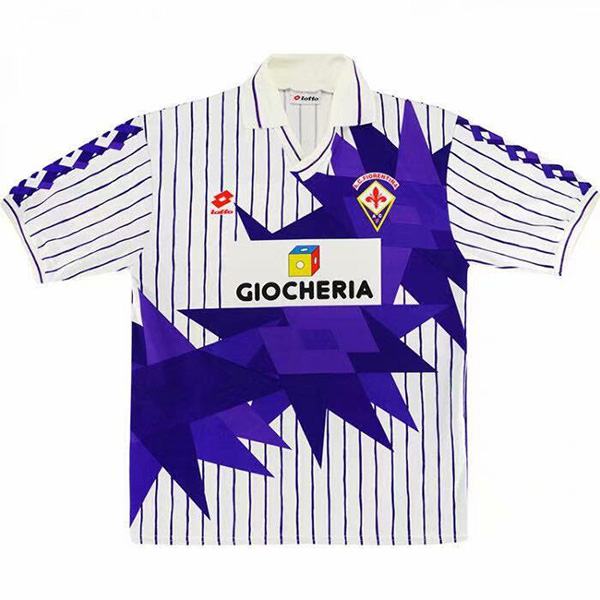 ACF Fiorentina away retro soccer jersey maillot match men's second sportswear football shirt 1991-1992