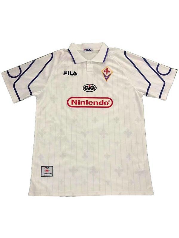 ACF Fiorentina away vintage retro jersey maillot match men's second soccer sportswear football shirt 1997-1998