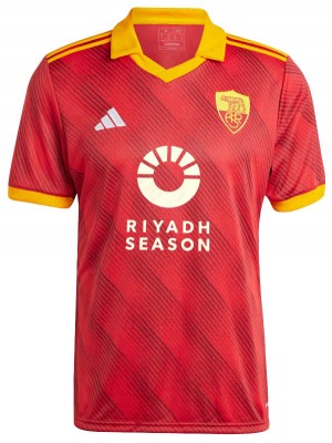 AS roma fourth jersey soccer uniform men's 4th football kit sports top shirt 2023-2024