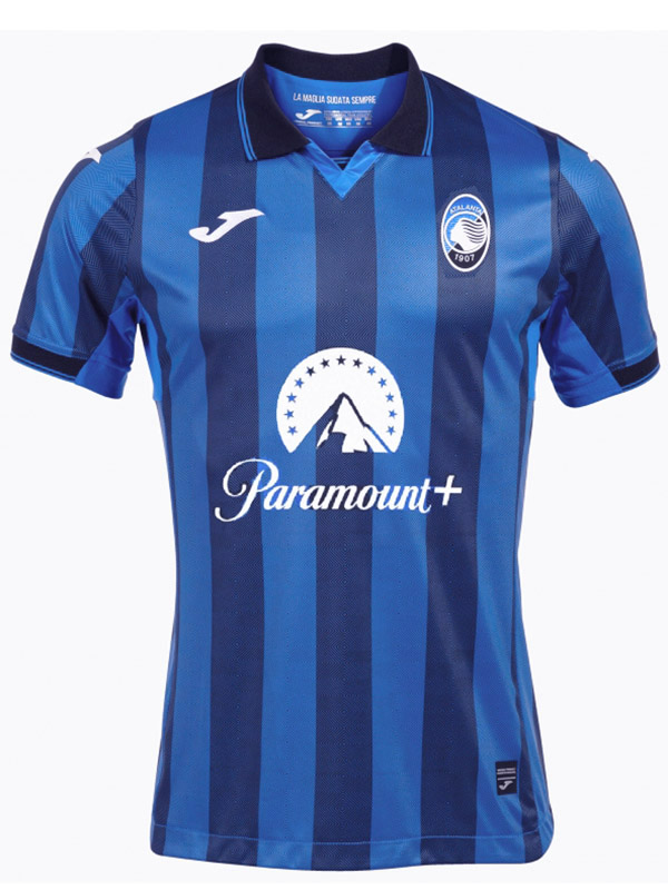 Atalanta home jersey soccer uniform men's first football kit sports top shirt 2023-2024