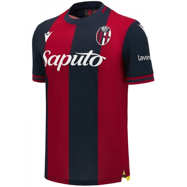 Bologna home jersey adult soccer uniform men's first football kit sportswear top shirt 2024-2025