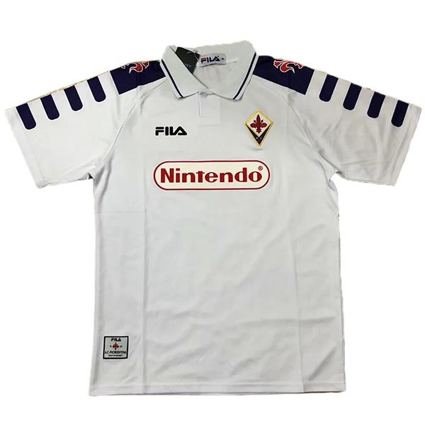 Fiorentina away retro jersey maillot match men's 2ed sportwear football shirt 1998-1999