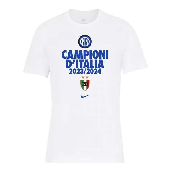 Inter milan campioni d'italia t-shirt white jersey soccer uniform men's sportswear football kit top shirt 2023-2024