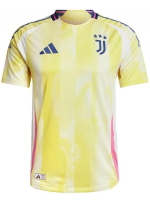 Juventus away jersey soccer uniform men's second sportswear football kit top shirt 2024-2025