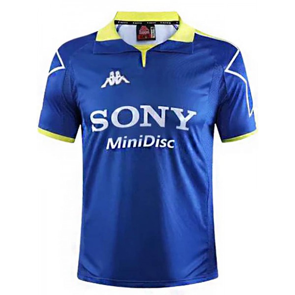 Juventus maglia retrò da trasferta uniforme da calcio vintage seconda maglia da calcio maschile maglietta sportiva 1997-1999