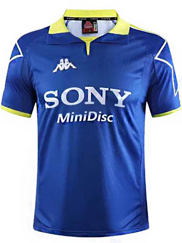 Juventus maglia retrò da trasferta uniforme da calcio vintage seconda maglia da calcio maschile maglietta sportiva 1997-1999