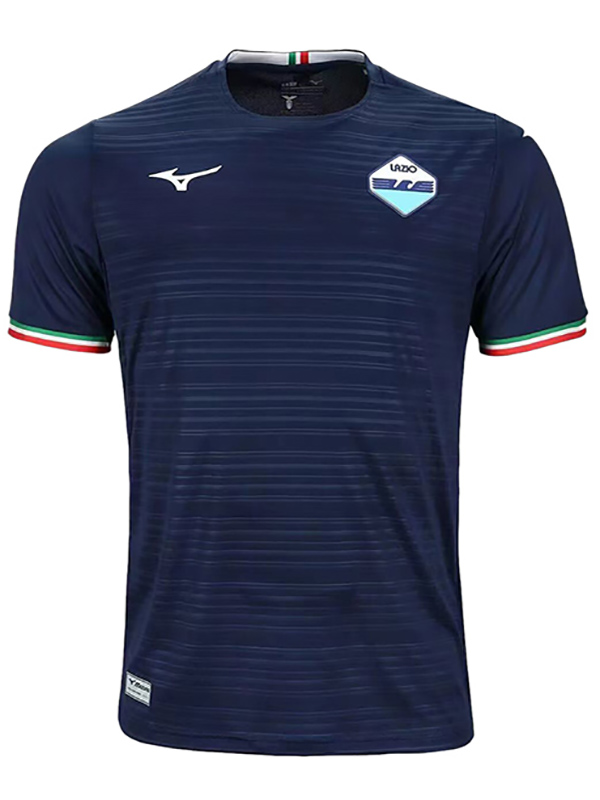 Lazio away jersey soccer uniform men's second sportswear football kit top shirt 2023-2024