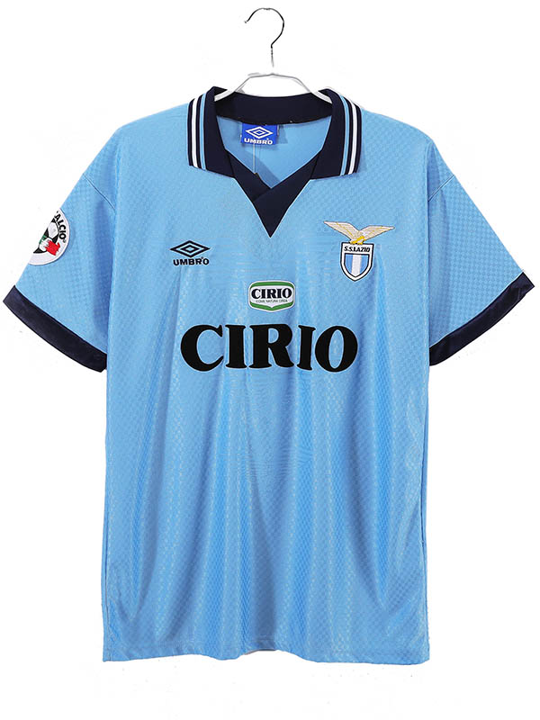Lazio maglia retrò vintage da calcio prima divisa sportiva da uomo maglia da calcio 1996-1997