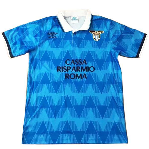 Lazio home retro vintage soccer jersey match men's first sportswear football shirt 1989