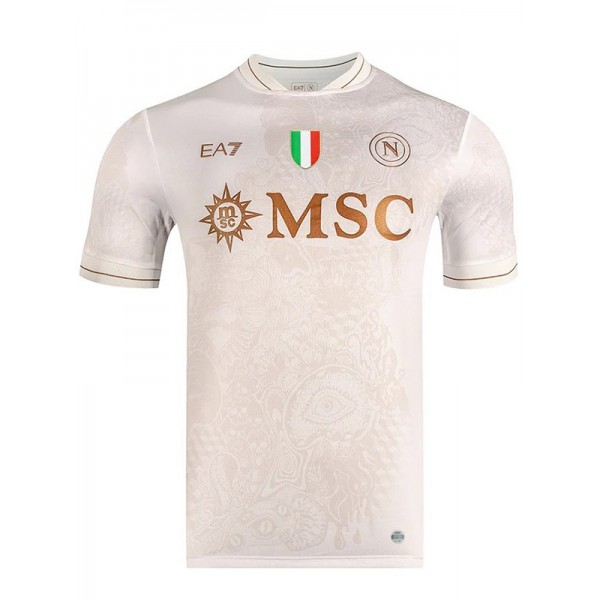 Napoli maglia da trasferta uniforme da calcio seconda divisa sportiva da uomo kit da calcio maglia superiore 2025-2026