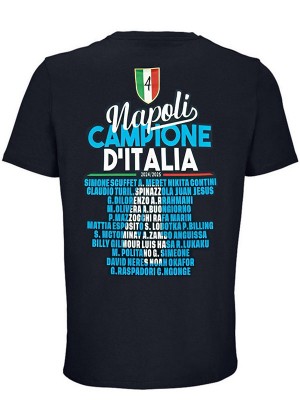 Napoli EA7 maglia da calcio champion edizione speciale da uomo sportiva nera 2025-2026