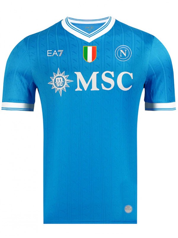 Napoli maglia da casa uniforme da calcio prima divisa sportiva da uomo kit da calcio maglia superiore 2025-2026