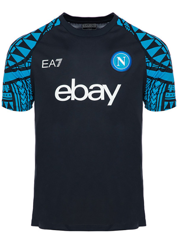 Napoli special soccer jersey black soccer uniform men's football kit sports top shirt 2023-2024