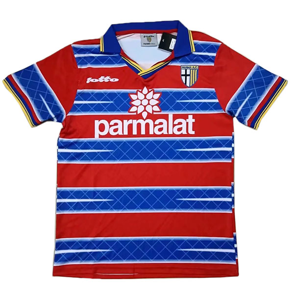 Parma away retro jersey soccer maillot match men's second sportswear football shirt 1998-1999