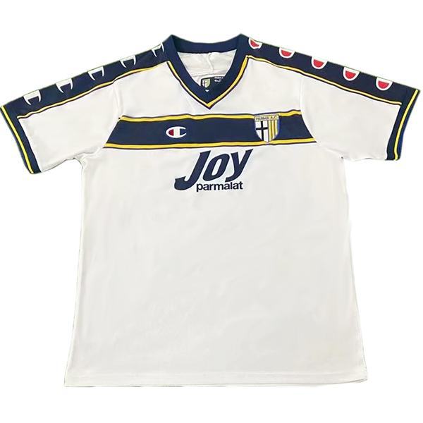 Parma home vintage retro soccer jersey maillot match men's first sportswear football shirt 2002-2003