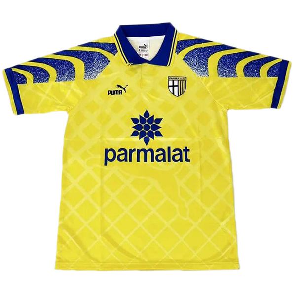 Parma retro soccer jersey maillot match men's yellow sportswear football shirt 1995-1997