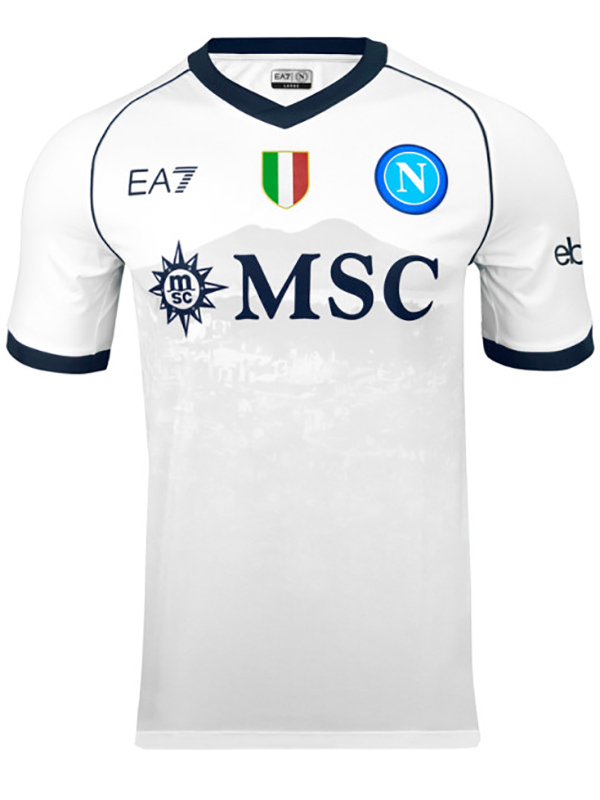 SSC Napoli away jersey soccer uniform men's second sports football kit tops shirt 2023-2024