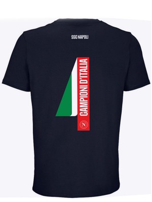 SSC Napoli campioni d'Italia campioni d'Italia Siamo di nuovo campioni magliette sportive nere 2025-2026