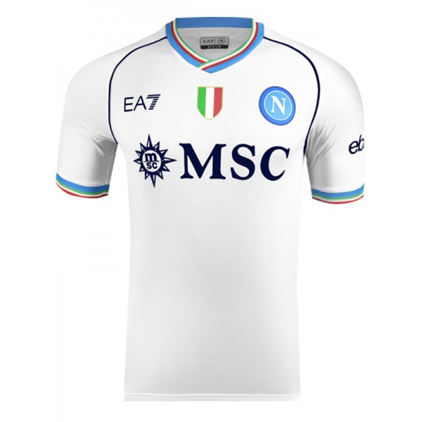 SSC Napoli Euro away jersey soccer uniform men's second sportswear football kit top shirt 2023-2024