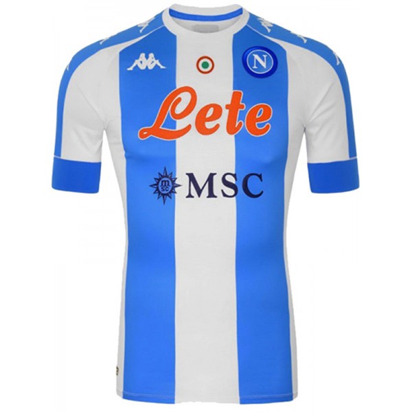 SSC Napoli home jersey blue white soccer kit men's first sportswear football uniform top sports shirt 2020-2021