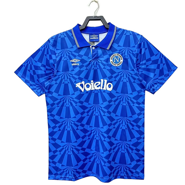 SSC Napoli home retro jersey maillot match men's 1st soccer sportwear football shirt 1991-1993