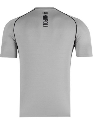 SSC napoli maglia pre-partita da calcio per adulti uniforme da calcio per uomo abbigliamento sportivo grigio top da calcio maglietta sportiva 2025-2026