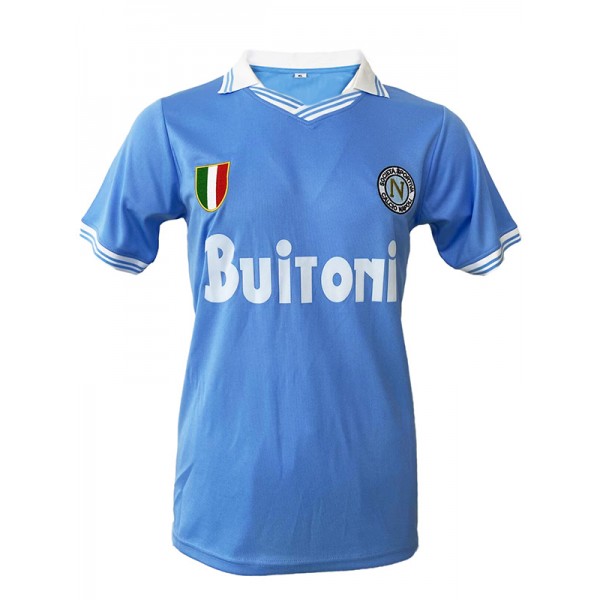 SSC napoli edizione speciale maglia retrò divisa da calcio blu da uomo kit da calcio top maglia sportiva 1986-1987