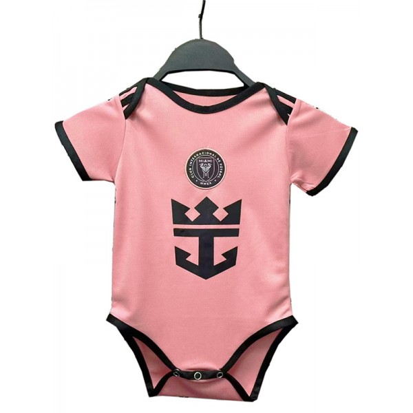 Inter miami home baby onesie mini newborn bodysuit summer clothes one-piece jumpsuit 2024-2025