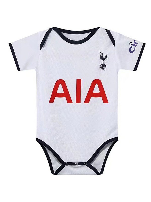 Tottenham hotspur home baby onesie mini newborn bodysuit summer clothes one-piece jumpsuit 2022-2023