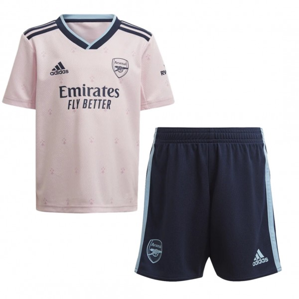 Arsenal third kids kit soccer jersey children 3rd football mini shirt maillot match youth uniforms 2022-2023