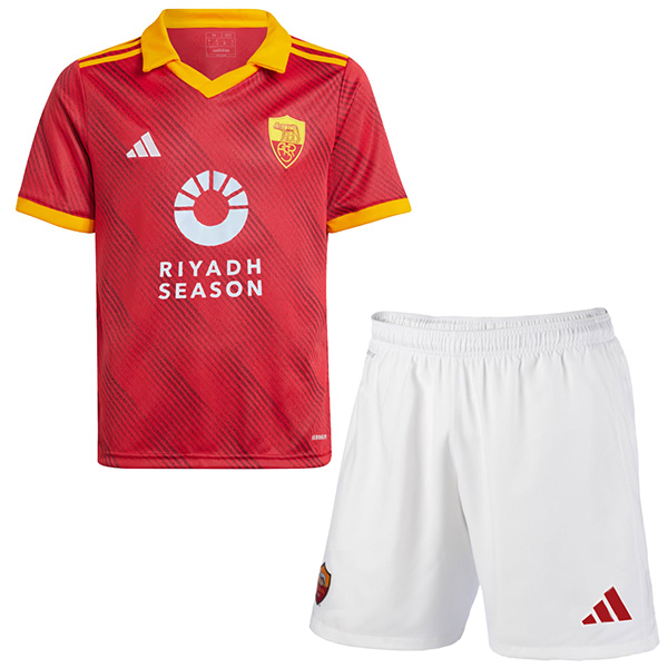 AS roma fourth kids jersey soccer kit children 4th football mini shirt youth uniforms 2023-2024