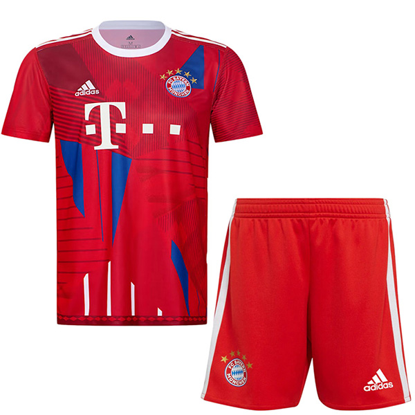 Bayern munich 10 years champions kids kit soccer children football mini shirt youth uniforms 2022-2023