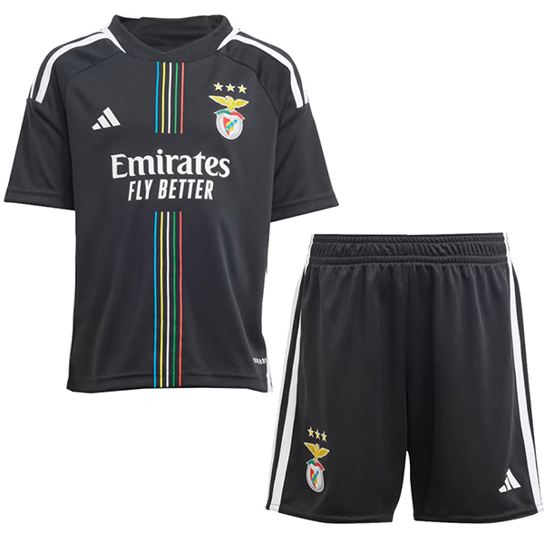 Benfica away kids jersey soccer kit children second football mini shirt youth uniforms 2023-2024
