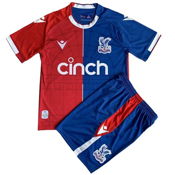 Crystal Palace home kids kit soccer children first football shirt mini youth uniforms 2023-2024