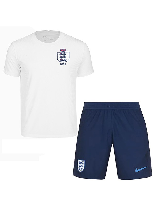 England 150 years special anniversary kids jersey soccer kit children white football mini shirt youth uniforms 2023