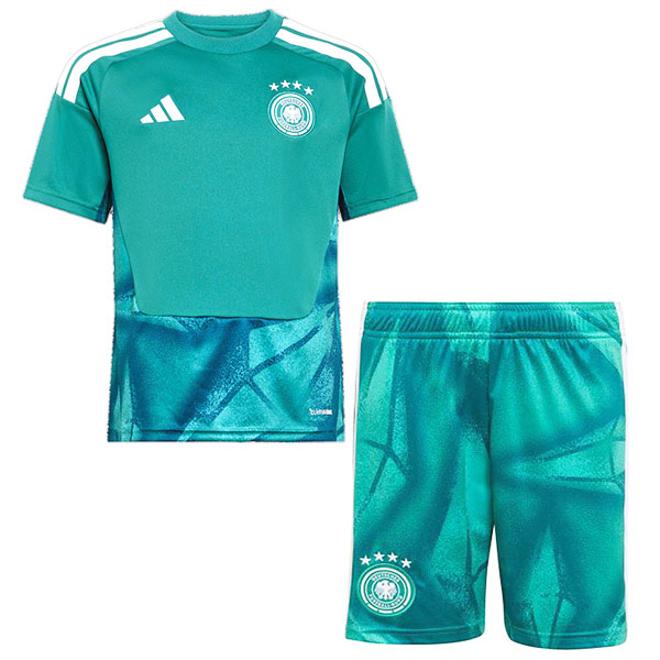 Germany maglia portiere bambini divisa verde acqua mini giovanili 2026-2027