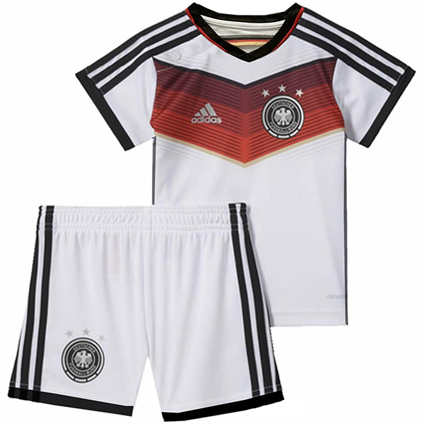 Germany maglia retrò per bambini di casa kit da calcio per bambini prima mini maglia da calcio divise giovanili 2014-2015