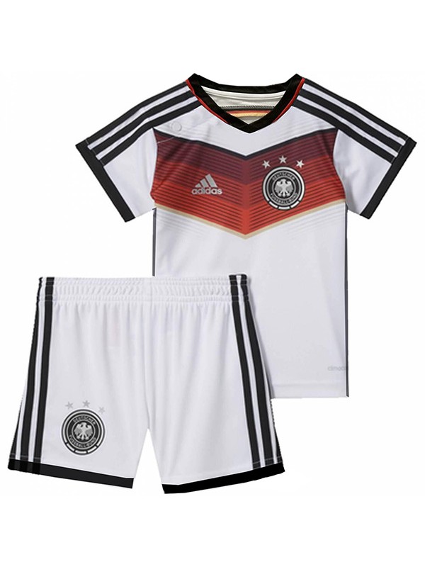 Germany maglia retrò per bambini di casa kit da calcio per bambini prima mini maglia da calcio divise giovanili 2014-2015