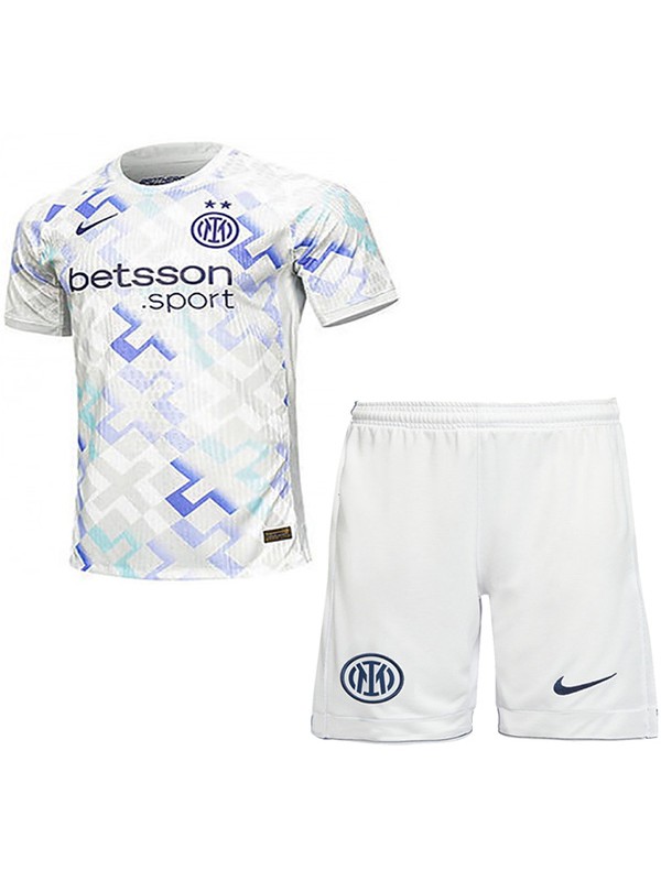 Inter milan maglia da calcio per bambini kit da calcio per bambini seconda maglia da calcio divise giovanili 2025-2026