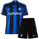 Inter milan home kids kit soccer jersey children first football mini shirt youth uniforms 2022-2023