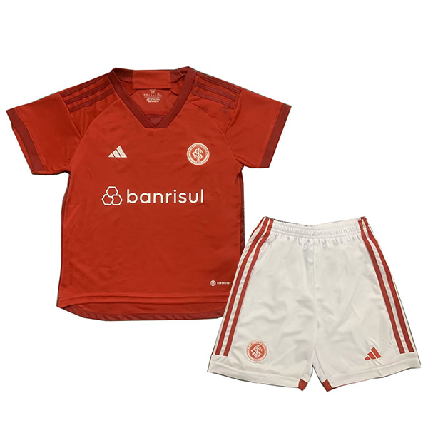 Internacional home kids kit soccer children first football shirt mini youth uniforms 2023-2024
