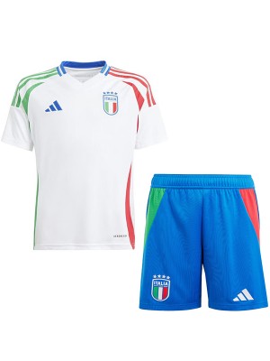 Italy away kids jersey soccer kit children second football mini shirt youth uniforms 2024-2025