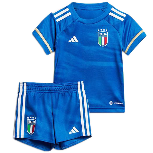Italy home kids kit soccer children first football shirt mini youth uniforms 2023-2024
