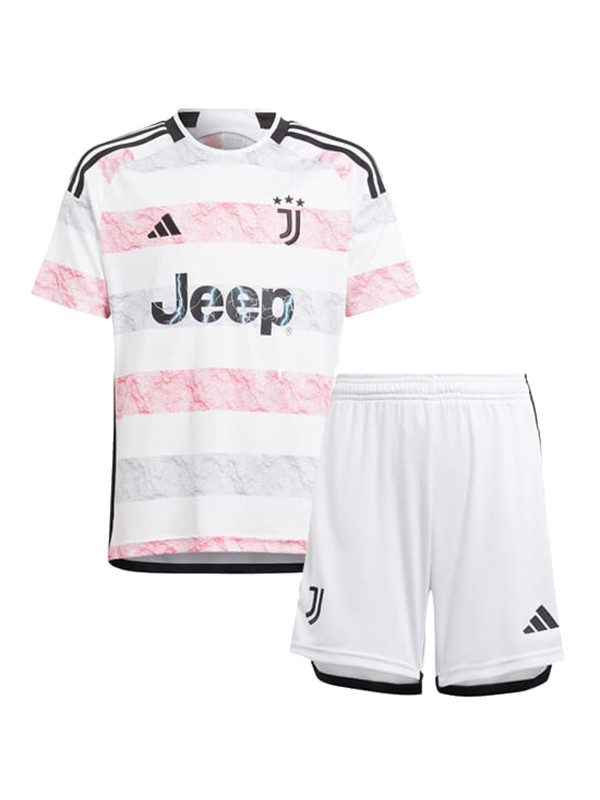 Juventus away kids kit soccer children second football shirt youth uniforms 2023-2024
