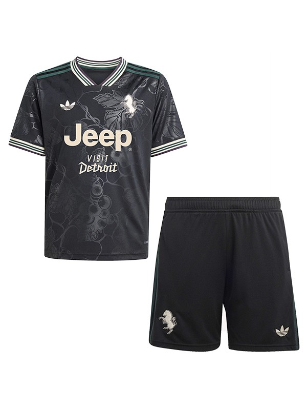 Juventus terza maglia da calcio per bambini kit da calcio per bambini terza maglia da calcio divise giovanili 2025-2026